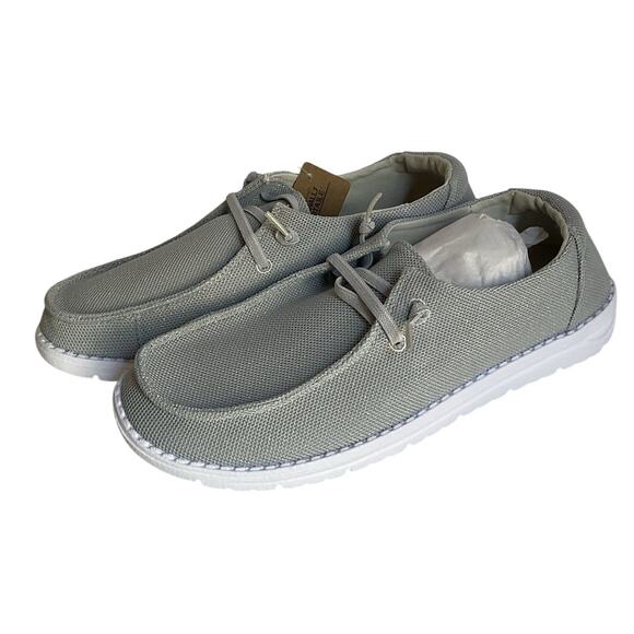 Drope Kate  Shoes Ice Grey Size 9M Men’s Lightweight Comfort Casual Loafers - Picture 1 of 11